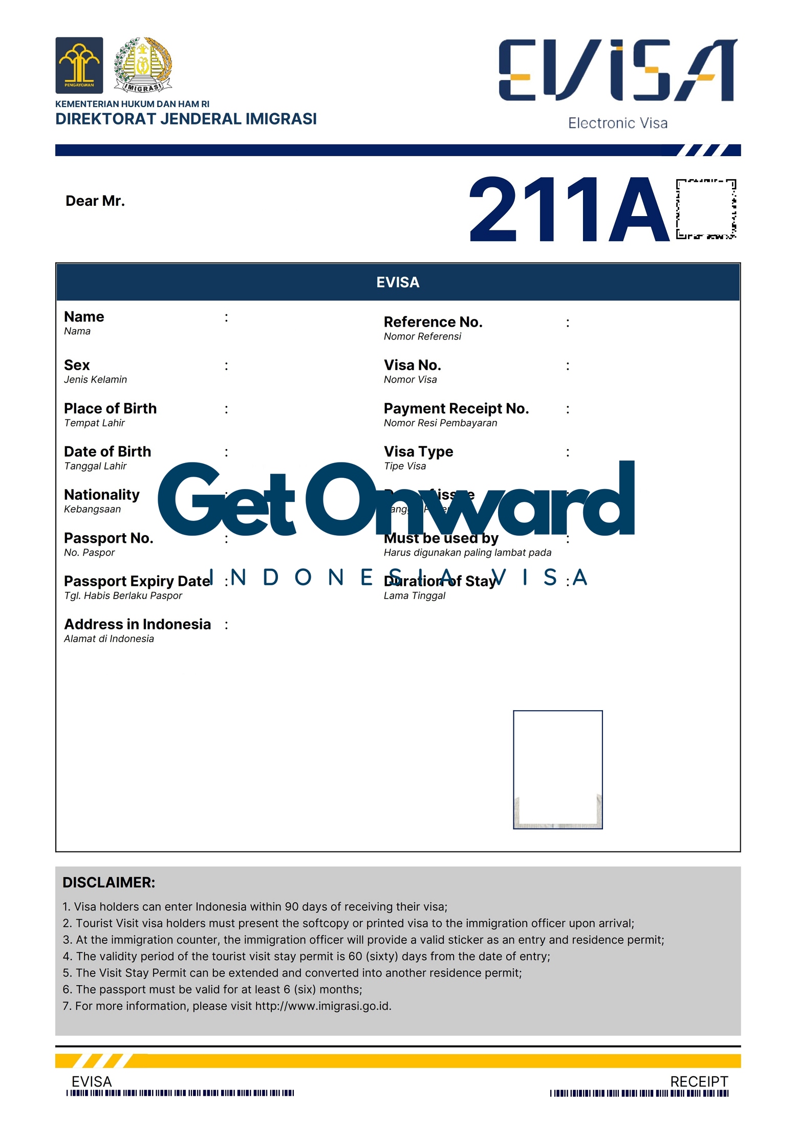 New Molina Visa Example | 211A | C1